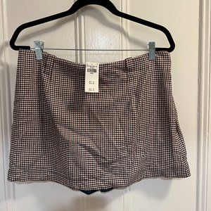 NWT Abercrombie & Fitch Tweed Mini Skit